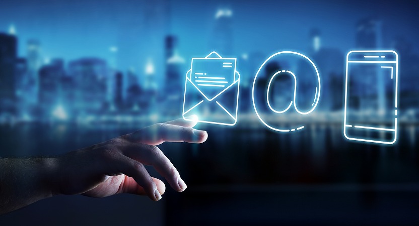 問い合わせアイコン ホログラム